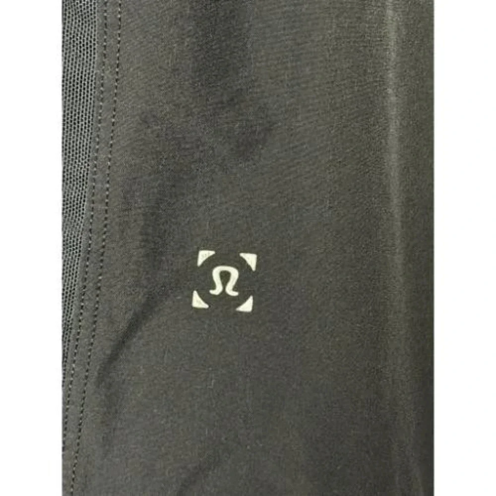 Lululemon‎ Womens Black Running Shorts Athletic Gym Training Size 8 Run Athletic